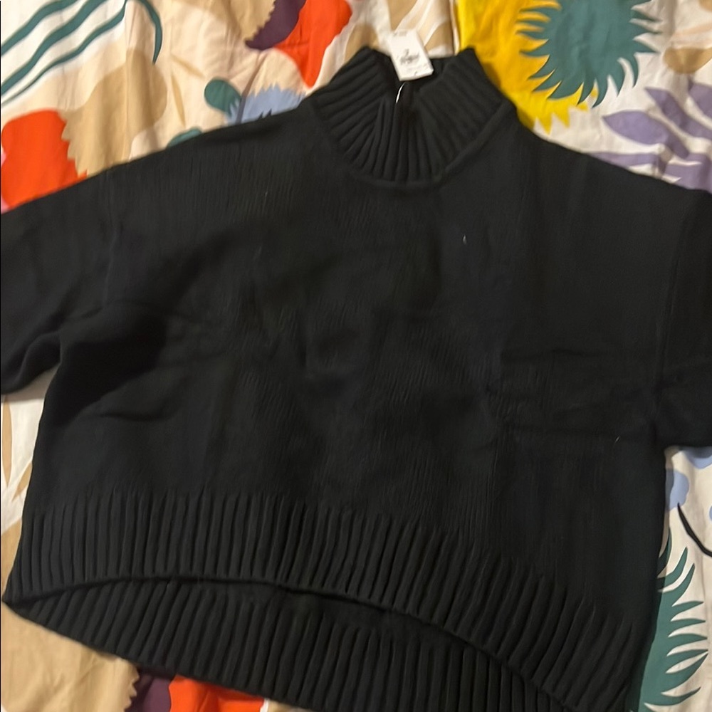 Black Turtleneck Sweater